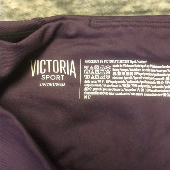 New Victoria’s Secret Sport VSX Knockout Tight purple - Picture 2 of 5